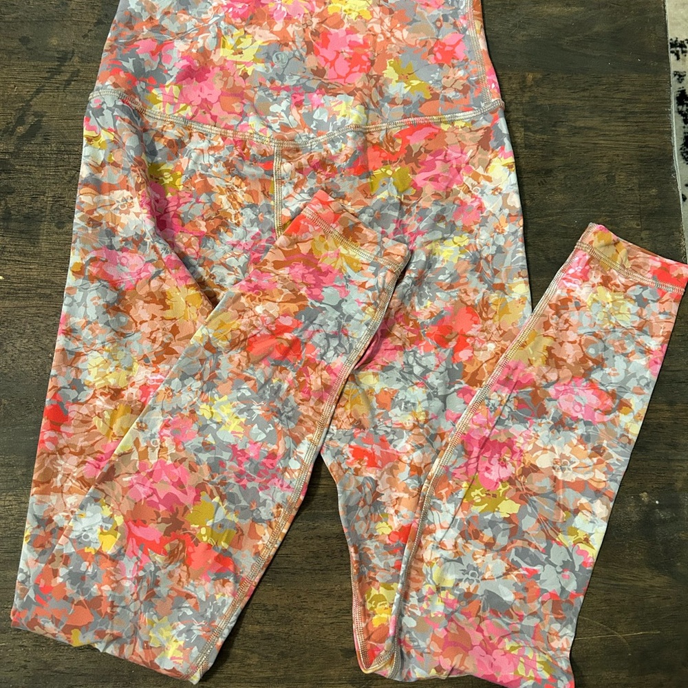lululemon athletica Multicolor Floral Leggings